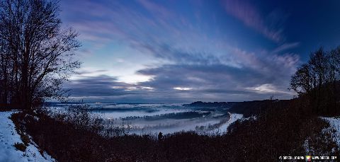 Gemeinde Marktl Landkreis Altötting Aussicht im Winter (Dirschl Johann) Deutschland AÖ